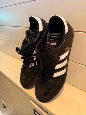adidas Samba Black White Athletic Shoes